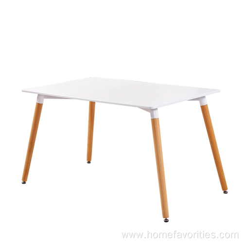 luxury modern rectangle small white dining table